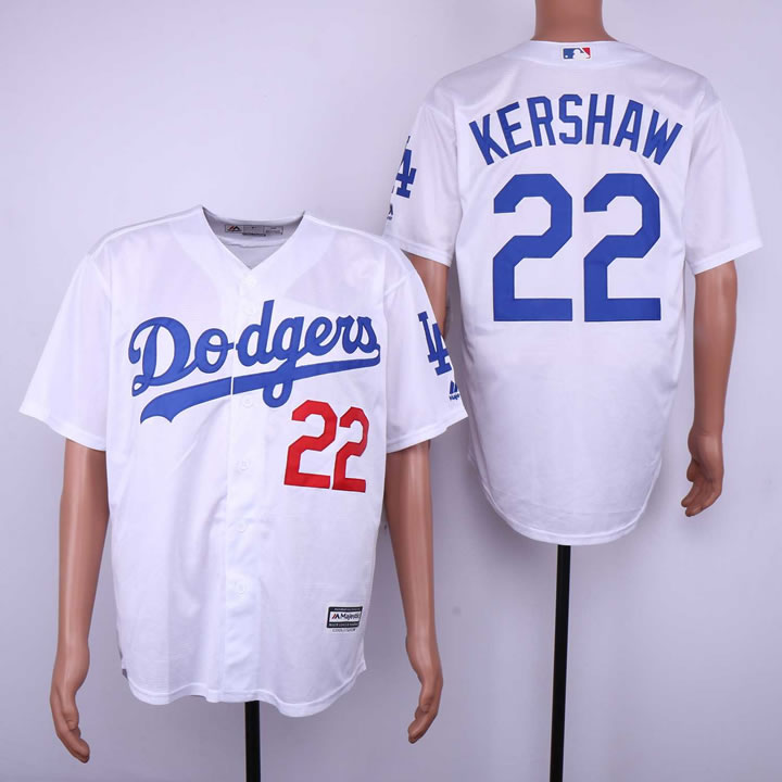 Dodgers 22 Clayton Kershaw White Cool Base Jersey Sguo,We sell and wholesale Dodgers 22 Clayton Kershaw White Cool Base Jersey Sguo on line form chian!